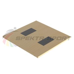 Купить Помост тяжелоатлетический 3х3х0,1м, рез. амортизаторы 1х0,5х0,04м в Бежецке 