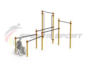 Купить Спортивный комплекс для инвалидов-колясочников WRK-D19_76mm в Бежецке 