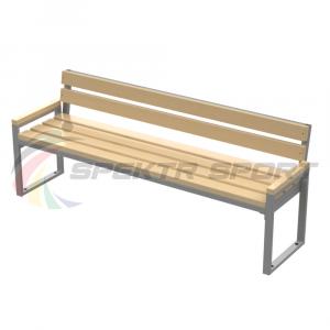 Купить Лавка парковая разборная 2м со спинкой в Бежецке 