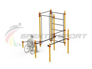 Купить Спортивный комплекс для инвалидов-колясочников WRK-D18_76mm в Бежецке 