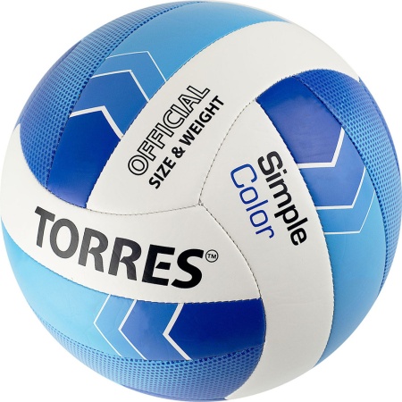 Купить Мяч волейбольный Torres Simple Color любительский р.5 в Бежецке 